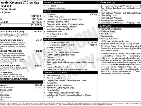 Used 2023 Chevrolet Colorado LT w/ LT Convenience Package III AWD/4WD image 34