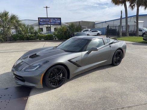 Used 2016 Chevrolet Corvette Stingray Coupe w/ Carbon Flash Badge Package RWD image 2