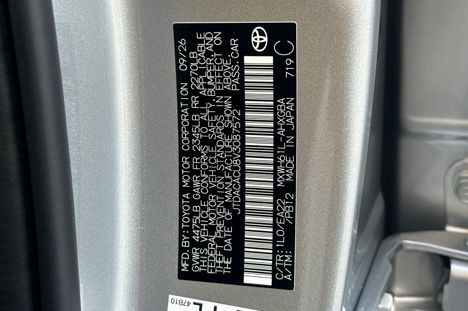 New 2027 Toyota Prius Plug-In Hybrid FWD image 34