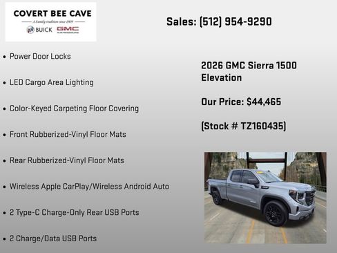 New 2026 GMC Sierra 1500 Elevation RWD image 36