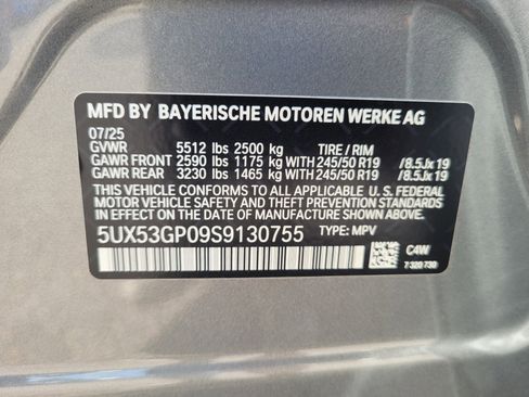New 2025 BMW X3 xDrive30i w/ Convenience Package image 19