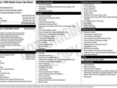 Used 2022 RAM 1500 Rebel w/ Rebel Level 2 Equipment Group image 10