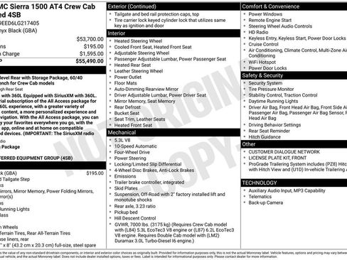 Used 2020 GMC Sierra 1500 AT4 AWD/4WD image 5