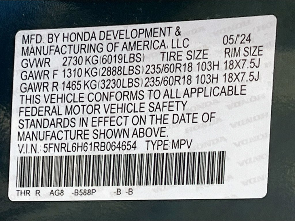 Used 2024 Honda Odyssey EX-L image 33