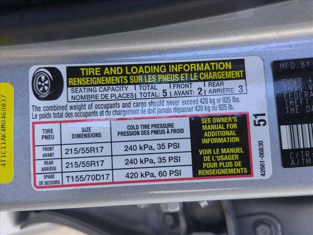 Used 2021 Toyota Camry LE FWD image 14