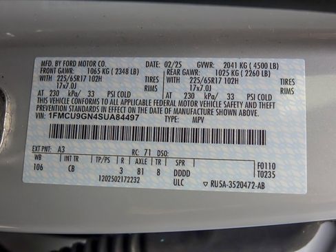 Used 2025 Ford Escape Active image 30