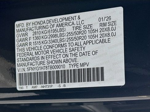 Used 2026 Honda Pilot Touring image 34