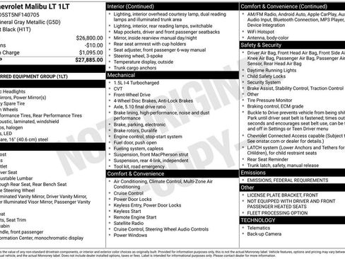 Used 2022 Chevrolet Malibu LT image 3