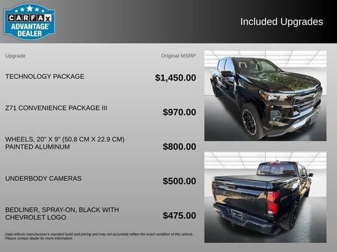 Used 2026 Chevrolet Colorado Z71 w/ Technology Package AWD/4WD image 3