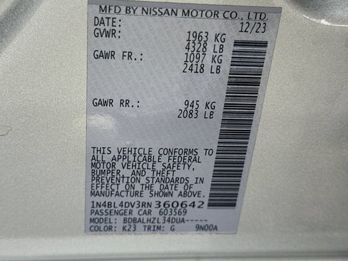 Used 2024 Nissan Altima 2.5 SV FWD image 28