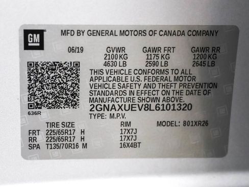 Used 2020 Chevrolet Equinox LT image 49