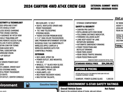 Used 2024 GMC Canyon AT4X AWD/4WD image 2