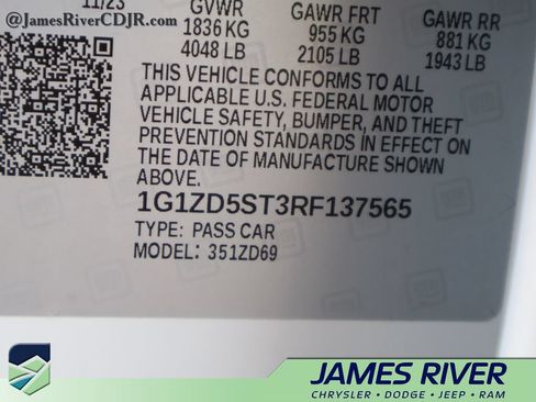 Used 2024 Chevrolet Malibu LT FWD image 36