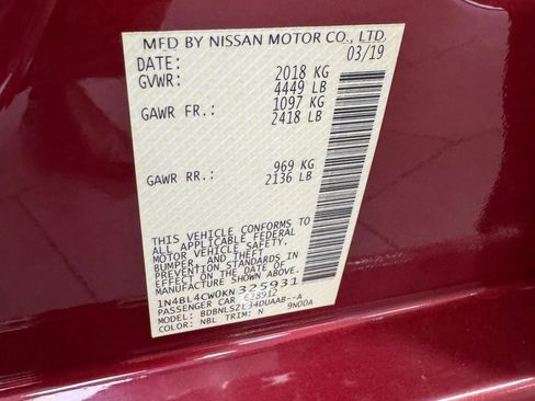 Used 2019 Nissan Altima 2.5 SR w/ SR Premium Package image 21