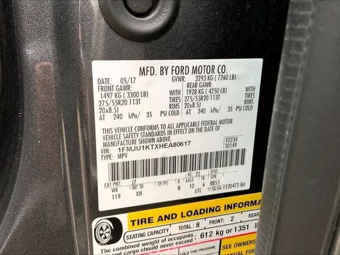 Used 2017 Ford Expedition Limited w/ Equipment Group 301A RWD image 32