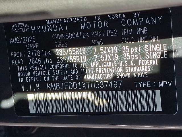 New 2026 Hyundai Tucson Limited AWD/4WD image 12