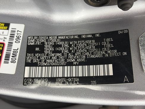 Used 2010 Toyota Sequoia SR5 image 9