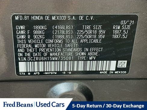 Used 2021 Honda HR-V Sport image 31