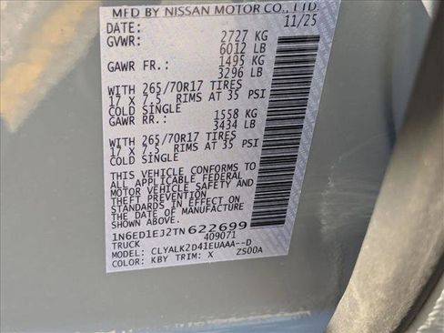 New 2026 Nissan Frontier Pro-X image 16