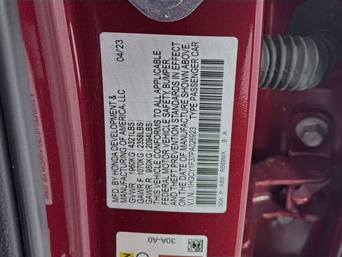 Certified 2023 Honda Accord EX image 31