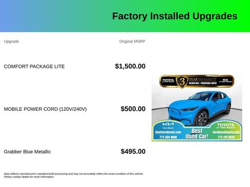 Used 2024 Ford Mustang Mach-E Select w/ Comfort Package Lite RWD image 4