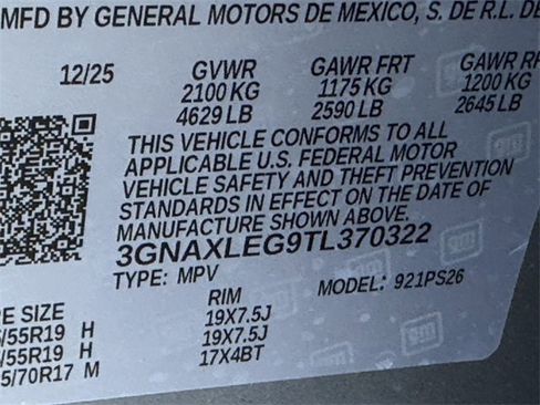 New 2026 Chevrolet Equinox RS w/ Convenience Package III image 22