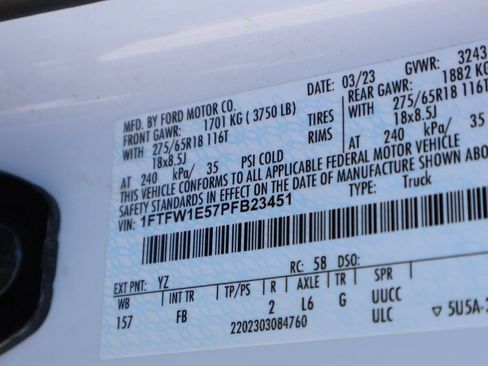 Certified 2023 Ford F150 XLT w/ Equipment Group 302A High AWD/4WD image 44