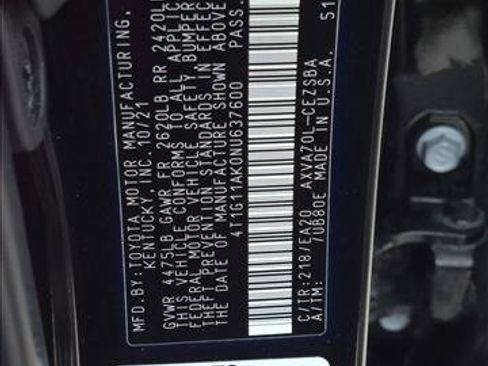 Used 2022 Toyota Camry SE FWD image 22