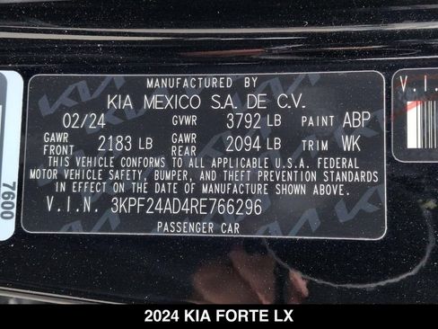 Used 2024 Kia Forte LX FWD image 25