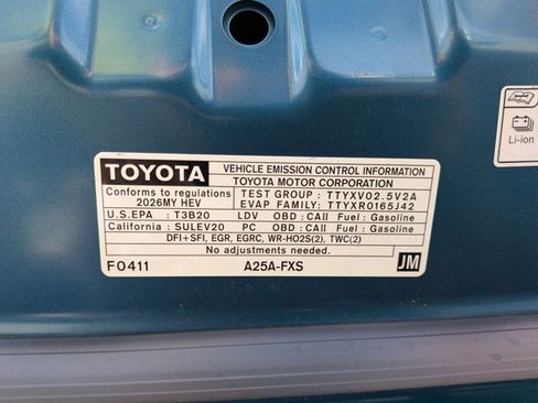 Certified 2026 Toyota Camry LE FWD image 25