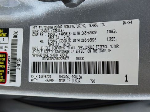 Used 2024 Toyota Tundra Limited w/ TRD Off-Road Package AWD/4WD image 41
