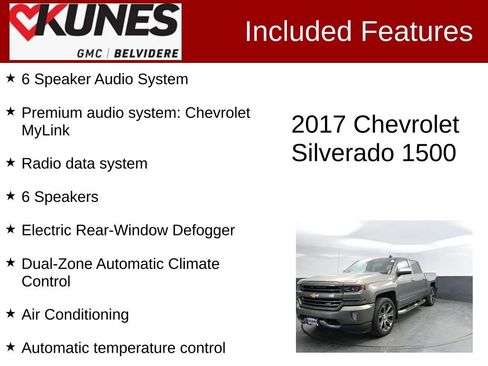 Used 2017 Chevrolet Silverado 1500 LTZ Z71 w/ LTZ Plus Package AWD/4WD image 2