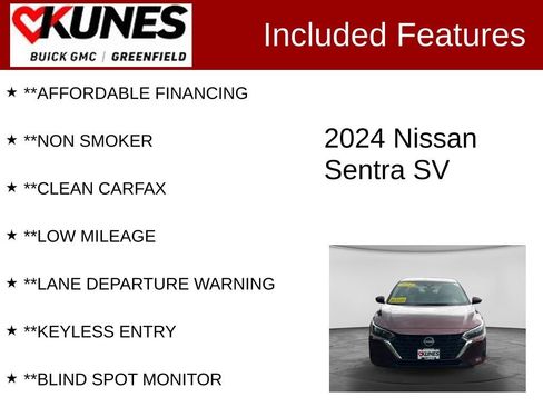 Used 2024 Nissan Sentra SV w/ All-Weather Package FWD image 3