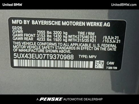 New 2026 BMW X5 xDrive50e w/ Executive Package AWD/4WD image 15