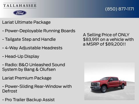 New 2026 Ford F250 Lariat w/ Lariat Ultimate Package image 30