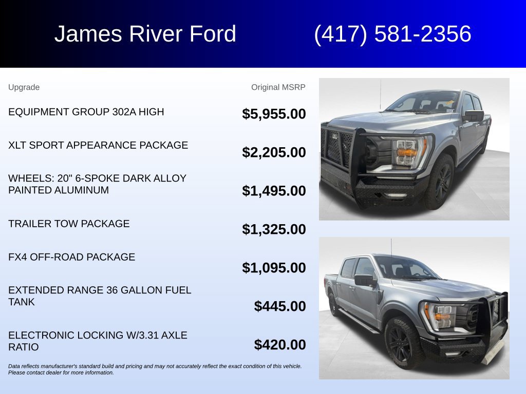 Used 2023 Ford F150 XLT w/ Equipment Group 302A High AWD/4WD image 5
