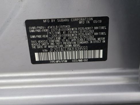 Used 2019 Subaru Crosstrek 2.0i Premium AWD/4WD image 43