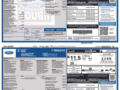 Used 2021 Ford F150 XLT w/ Equipment Group 302A High AWD/4WD image 23