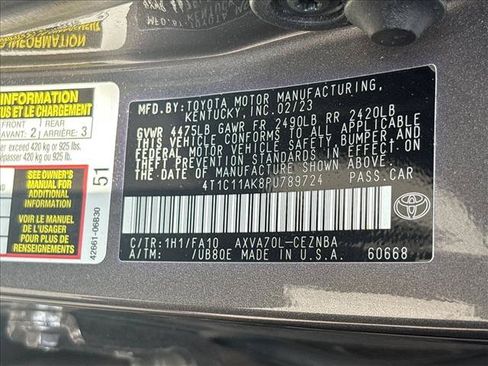 Certified 2023 Toyota Camry LE FWD image 29