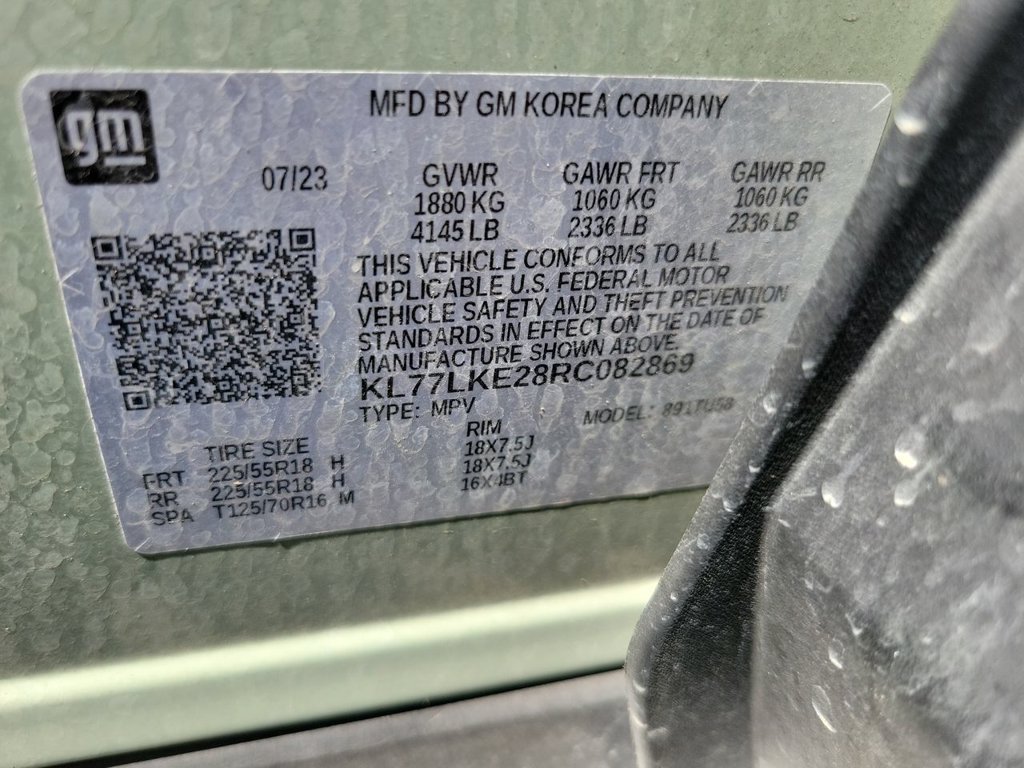 Certified 2024 Chevrolet Trax ACTIV w/ Sunroof Package FWD image 33