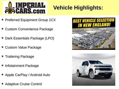 Used 2021 Chevrolet Silverado 1500 Custom w/ LPO, Dark Essentials Package image 7
