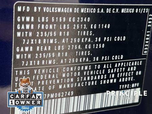 Certified 2023 Volkswagen Tiguan SE w/ Panoramic Sunroof Package FWD image 37