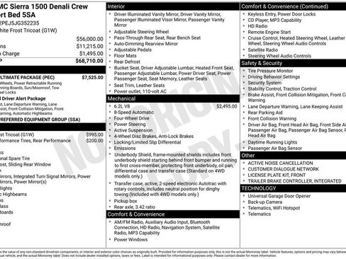 Used 2018 GMC Sierra 1500 Denali w/ Denali Ultimate Package AWD/4WD image 12