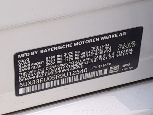 Certified 2024 BMW X5 M60i AWD/4WD image 33