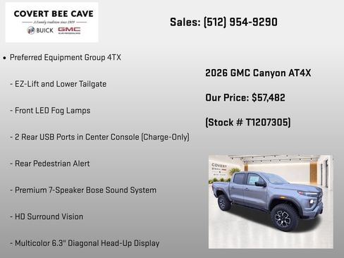 New 2026 GMC Canyon AT4X AWD/4WD image 26