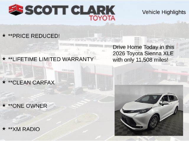Used 2026 Toyota Sienna XLE FWD image 12