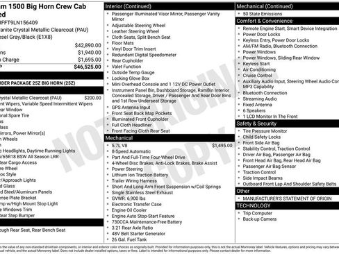 Used 2020 RAM 1500 Big Horn image 26