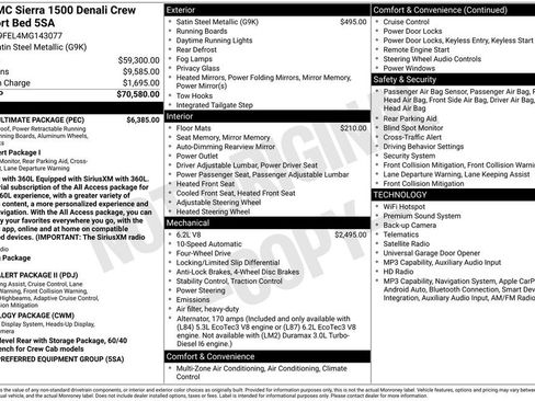 Used 2021 GMC Sierra 1500 Denali w/ Denali Ultimate Package AWD/4WD image 4