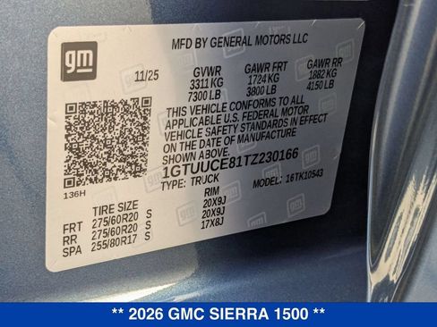 New 2026 GMC Sierra 1500 Elevation w/ Elevation Premium Package AWD/4WD image 38
