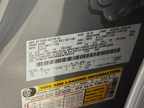 New 2025 Ford Expedition Platinum w/ Platinum Ultimate Package image 34